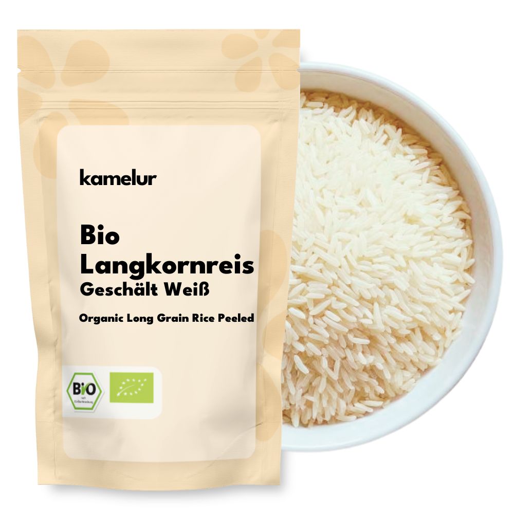 Riz long grain bio, décortiqué Riz long grain bio, décortiqué