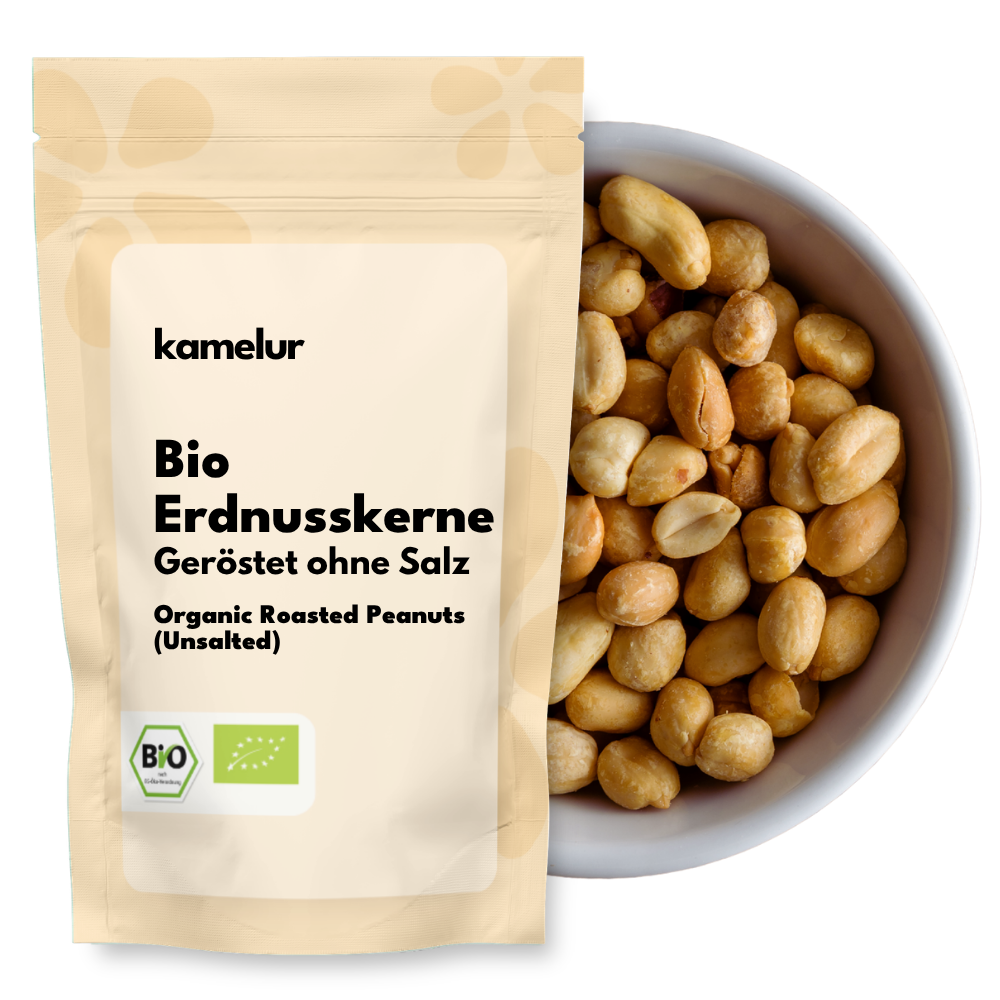Bio Erdnüsse geröstet ohne Salz 5kg