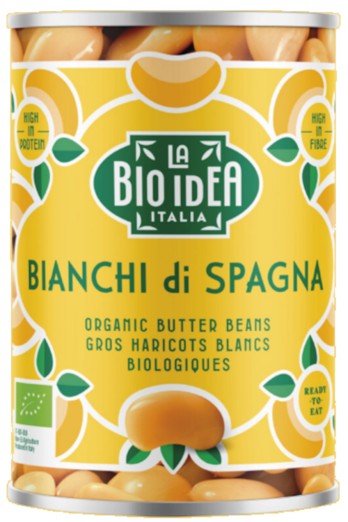 Haricots géants bio en boîte, 400g Haricots géants bio en boîte, 400g