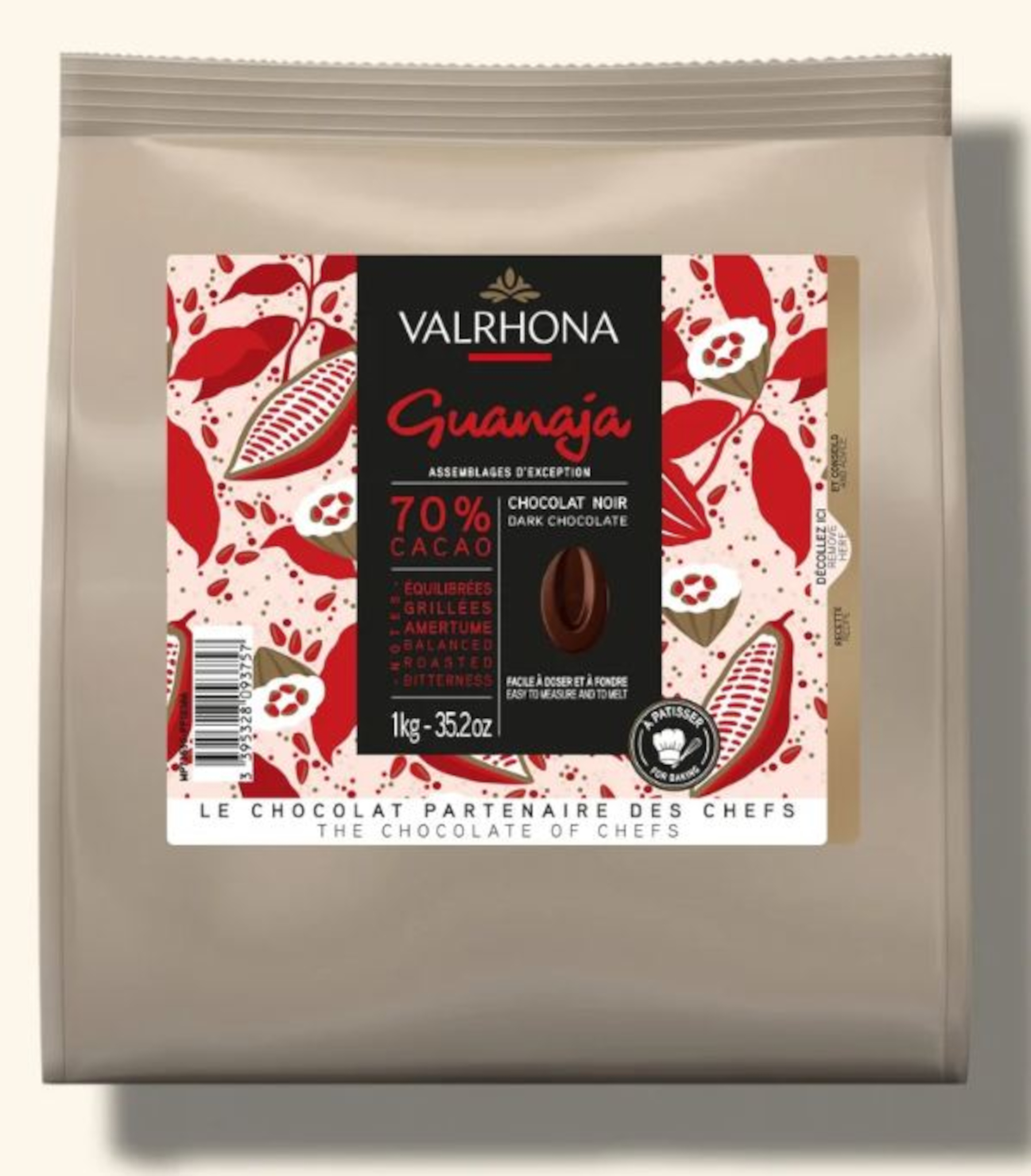 Valrhona Cioccolato Fondente Copertura Guanaja 70%