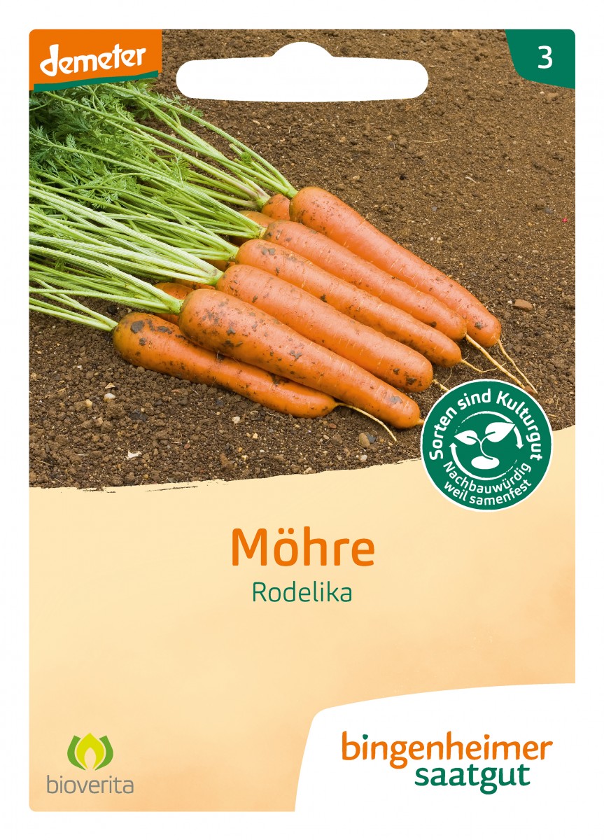 Bingenheimer Saatgut Möhre Rodelika