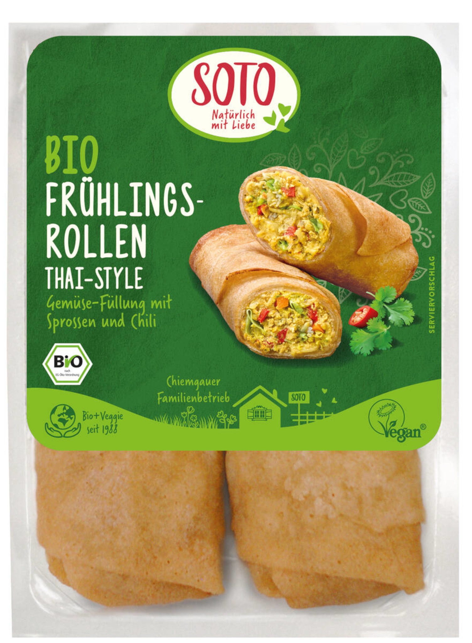 Soto Rouleaux de Printemps Bio Style Thaï 220g