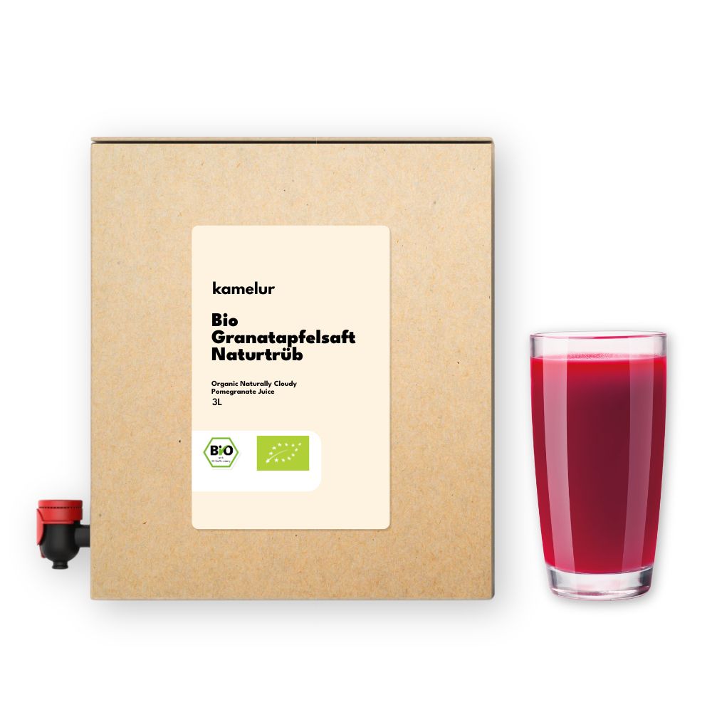 Succo di melograno biologico non filtrato 3l Succo di melograno biologico non filtrato 3l
