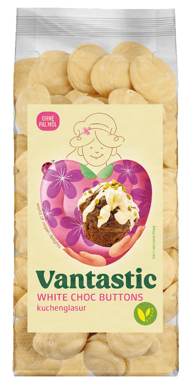 Vantastic White Choc Buttons Kuchenglasur Vantastic White Choc Buttons Kuchenglasur 500g