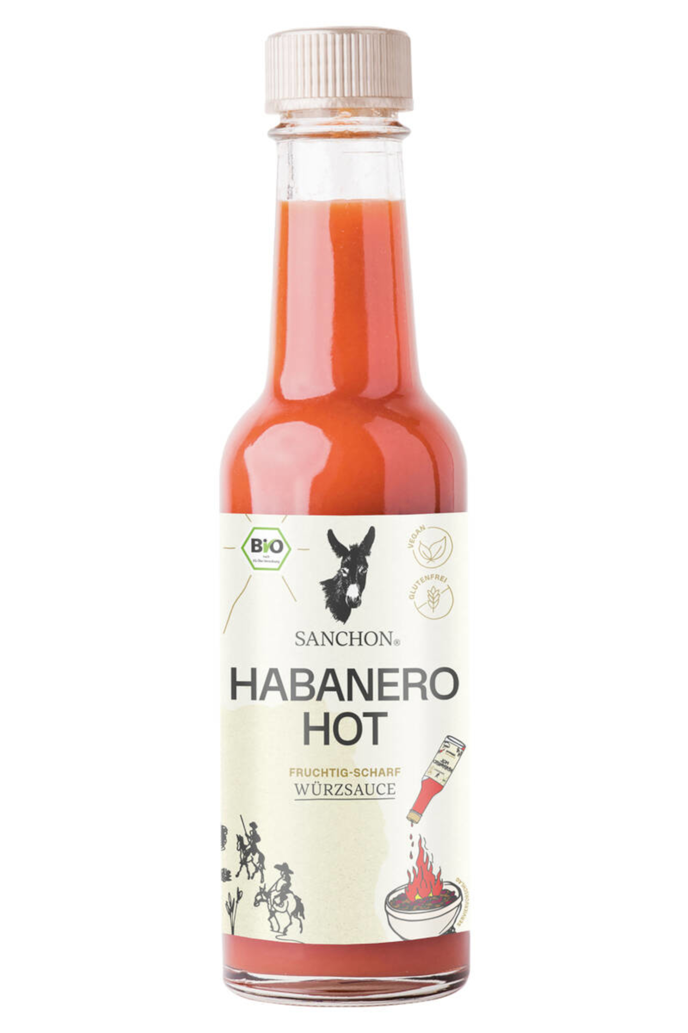 Sauce piquante bio Habanero, 140 ml