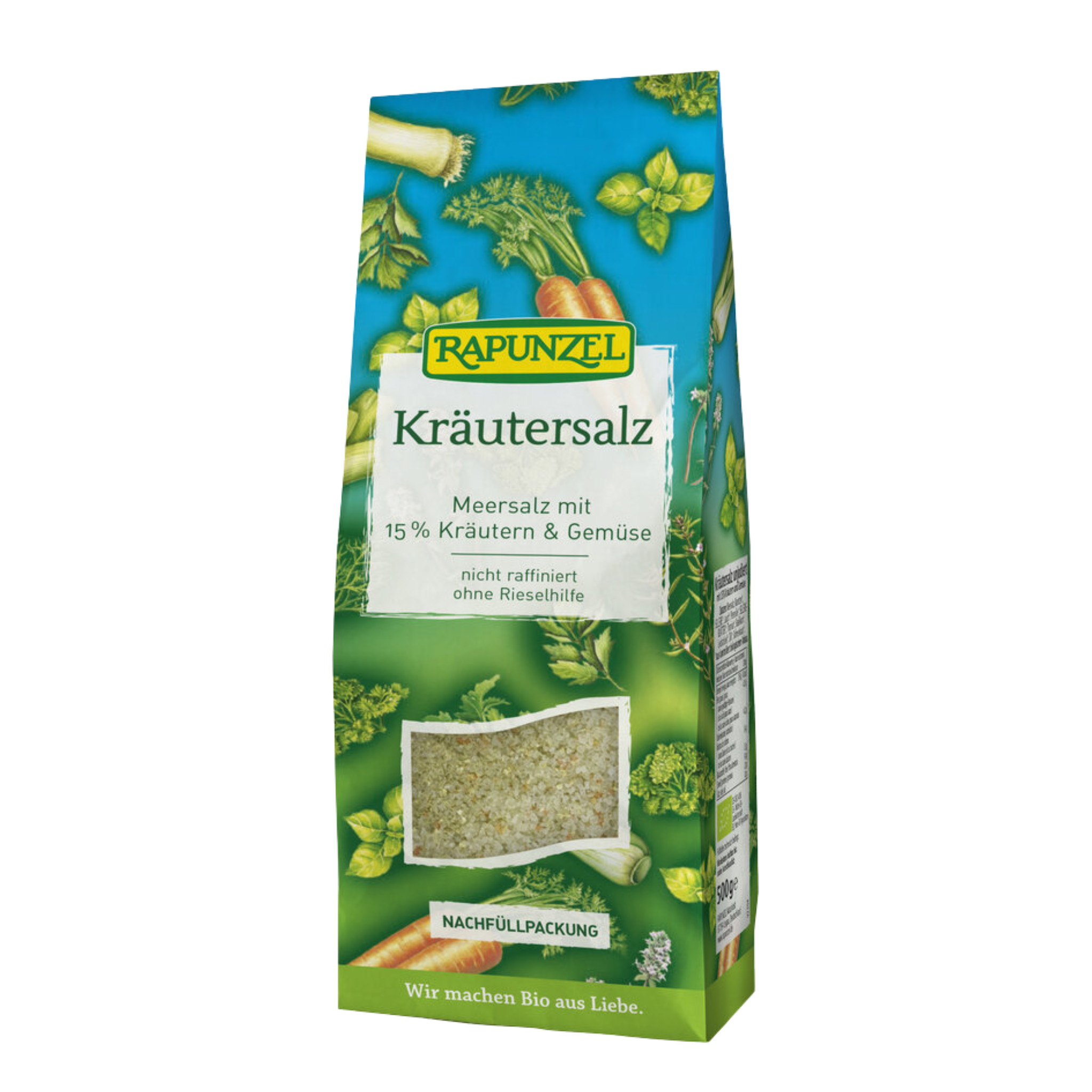 Sel aux herbes Raiponce avec 15% d'herbes et de légumes 500g