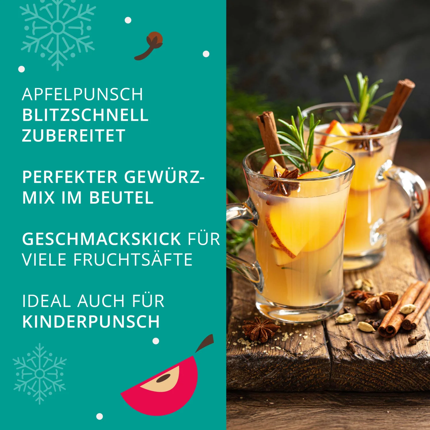 English Tea Shop Apfel Punsch Gewürz "Winter Apple" 40g