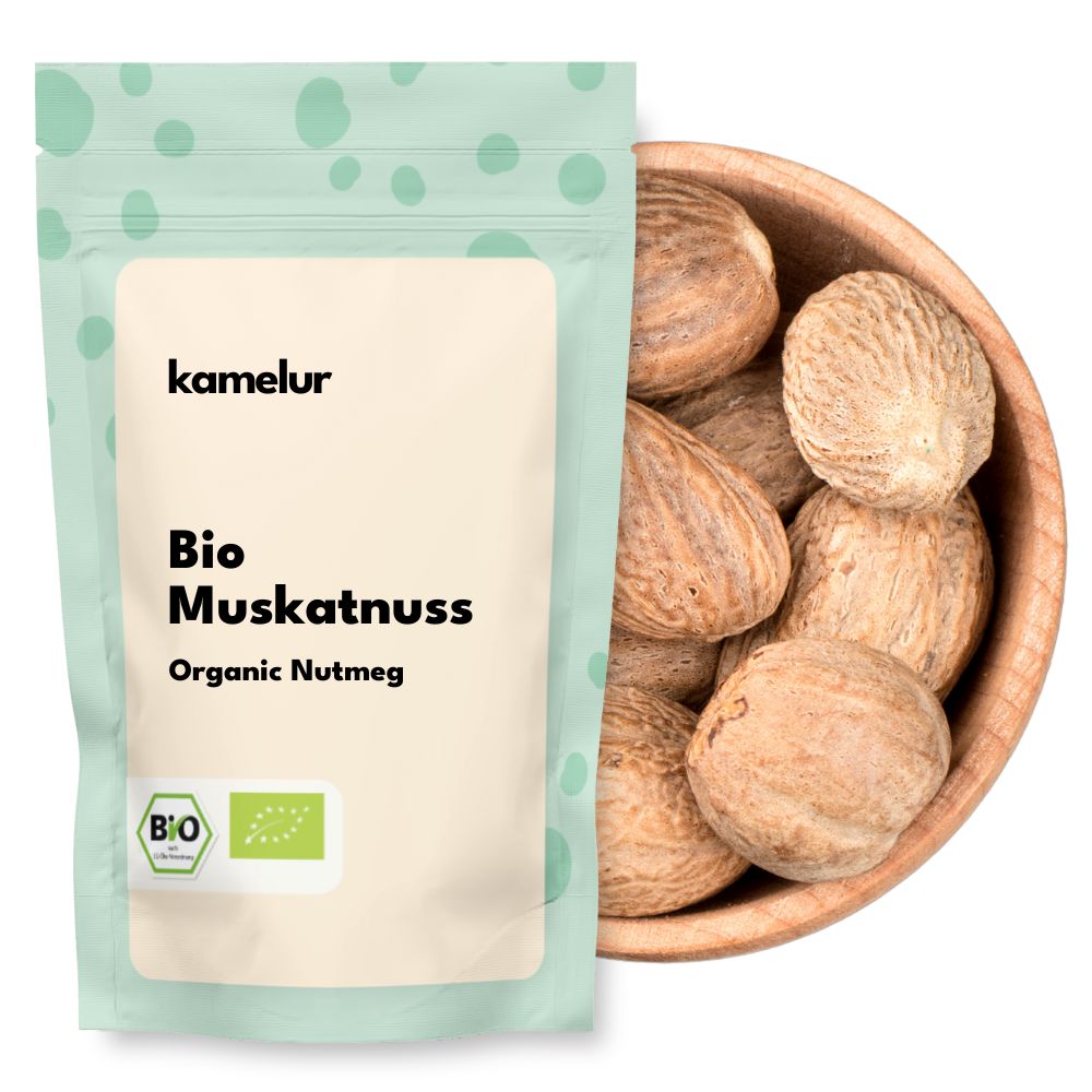 Bio Muskatnuss ganz 20kg