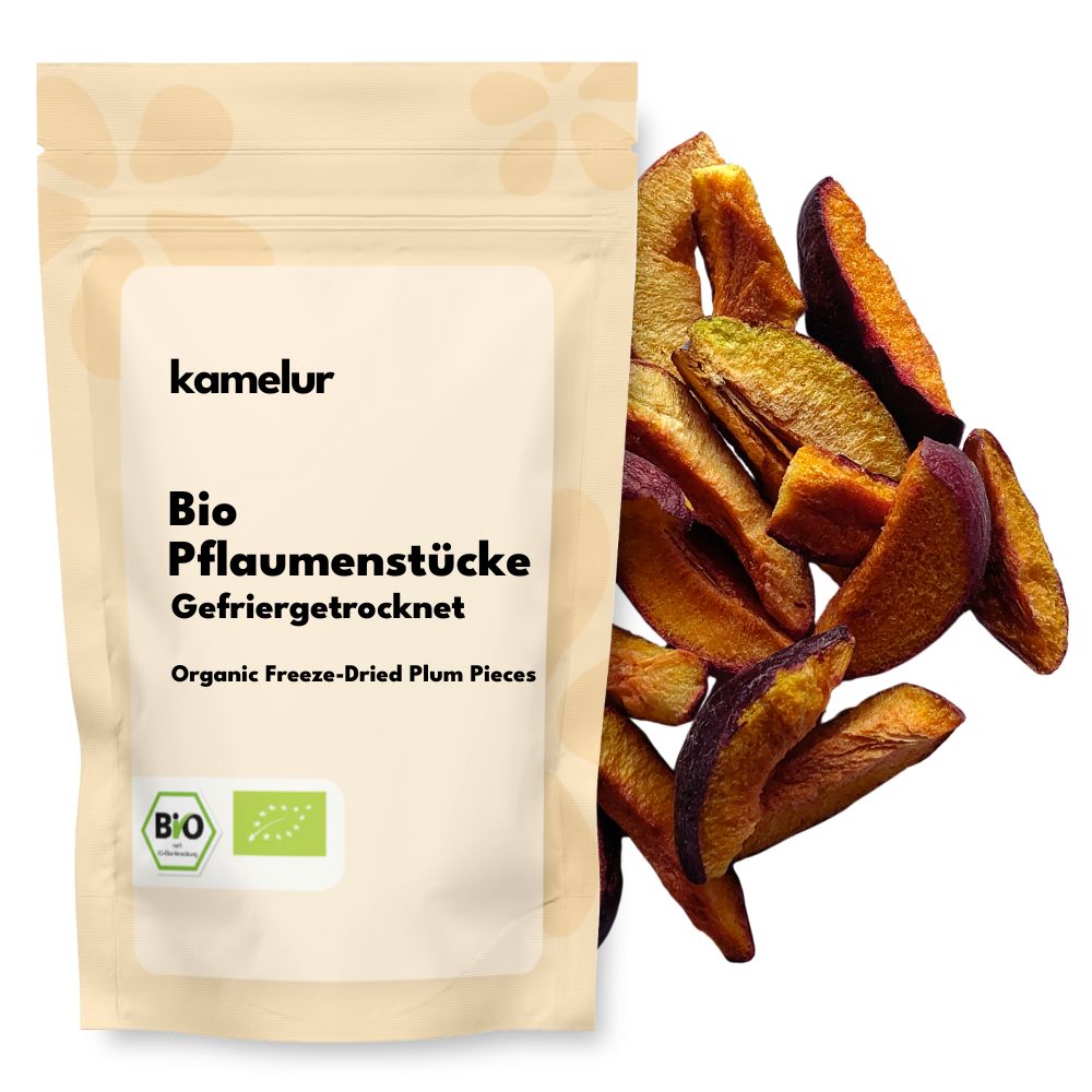 Morceaux de prunes bio lyophilisés 500g