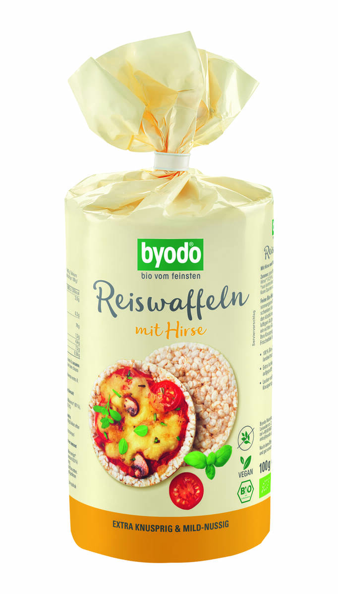 Byodo Bio Reiswaffeln mit Hirse 100g