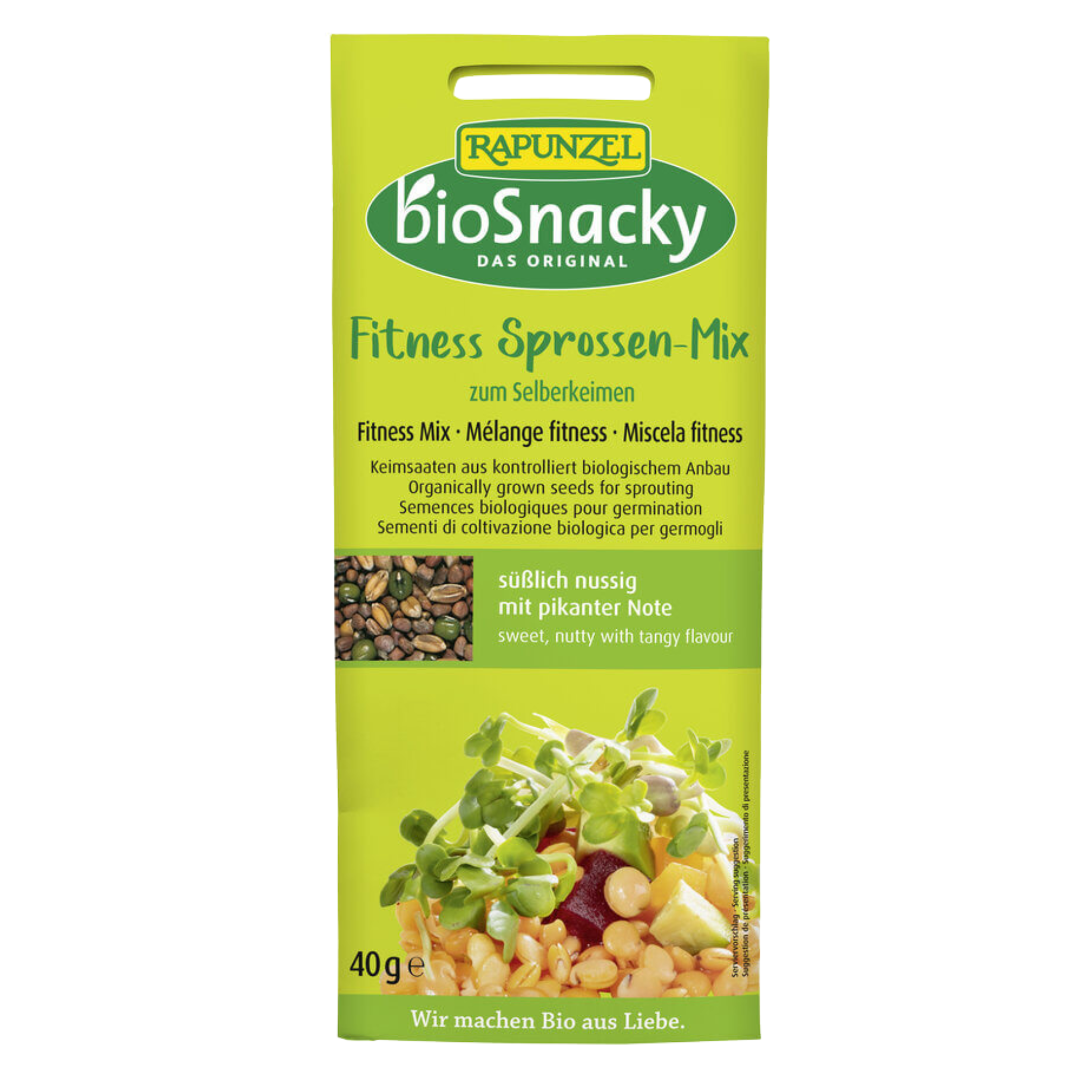 Mélange de germes Fitness bioSnacky, 12 x 40 g