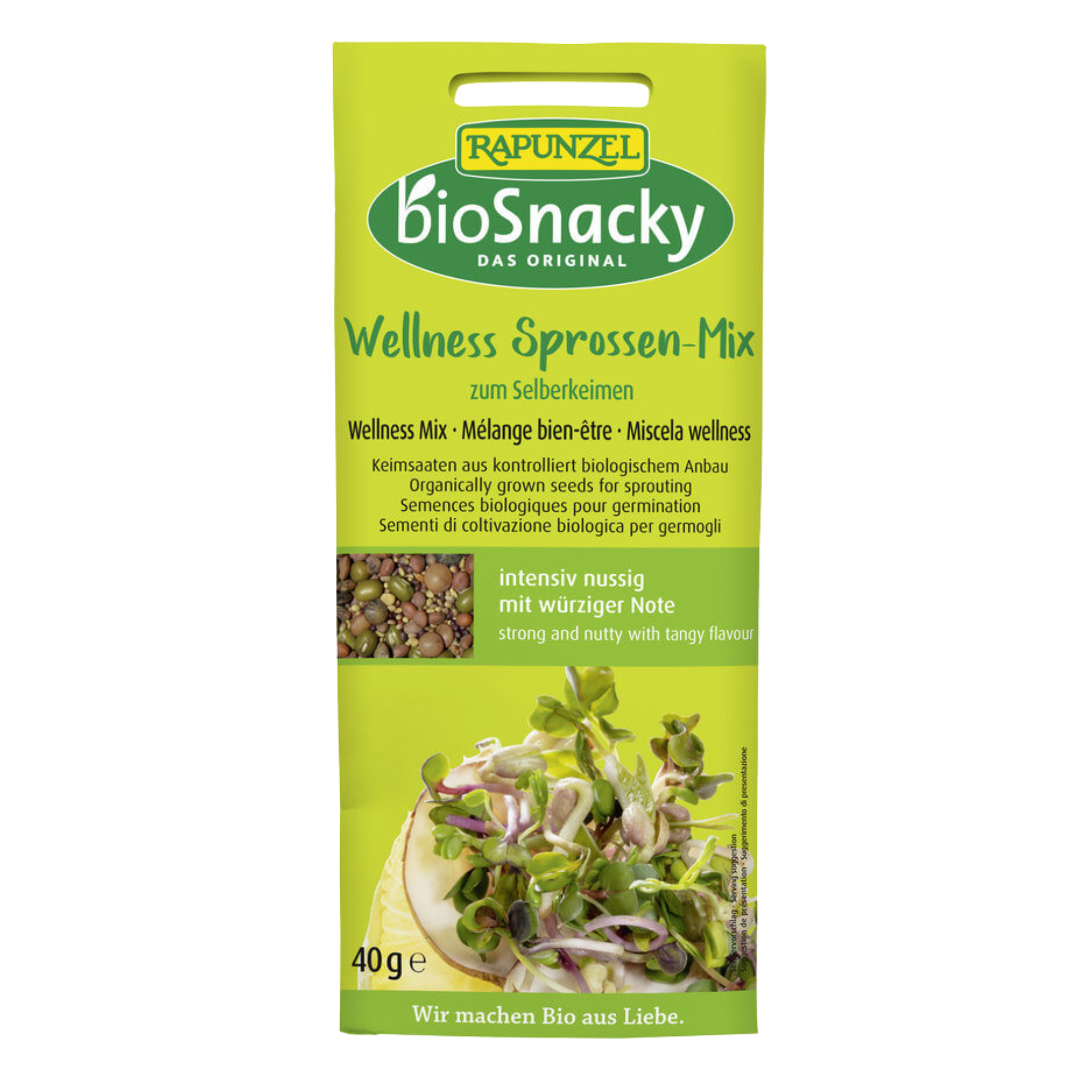 Mélange de germes bien-être bioSnacky, 12x40g