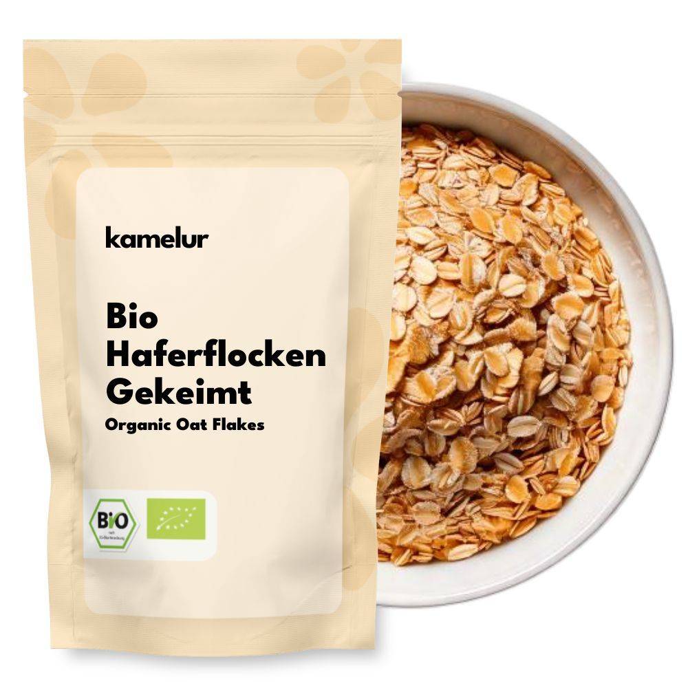 Flocons d'avoine germés bio Flocons d'avoine germés bio