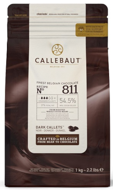 Barry Callebaut Zartbitter Kuvertüre  - 1kg Barry Callebaut Zartbitter Kuvertüre  - 1kg