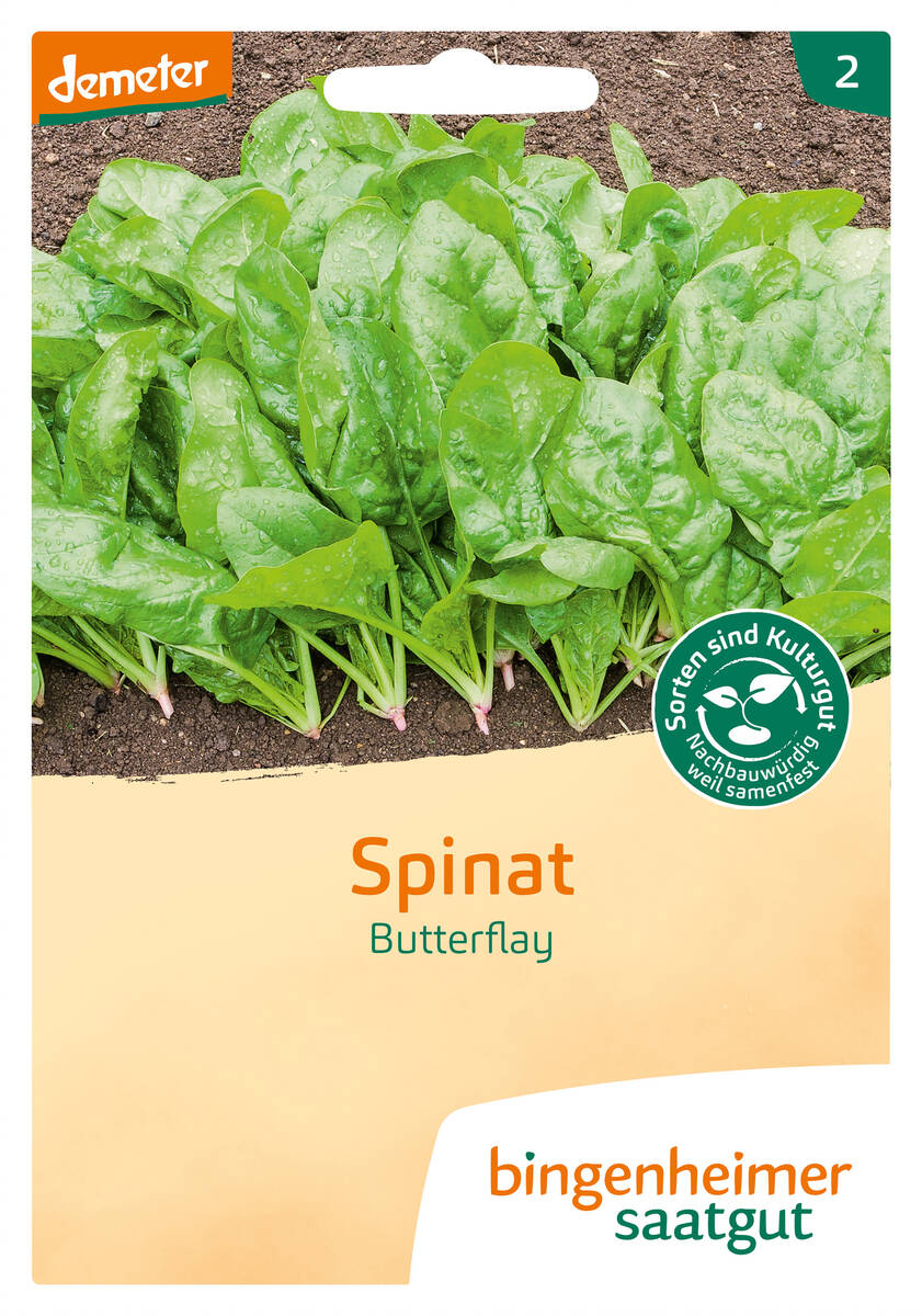 Bingenheimer Saatgut Spinat Butterflay