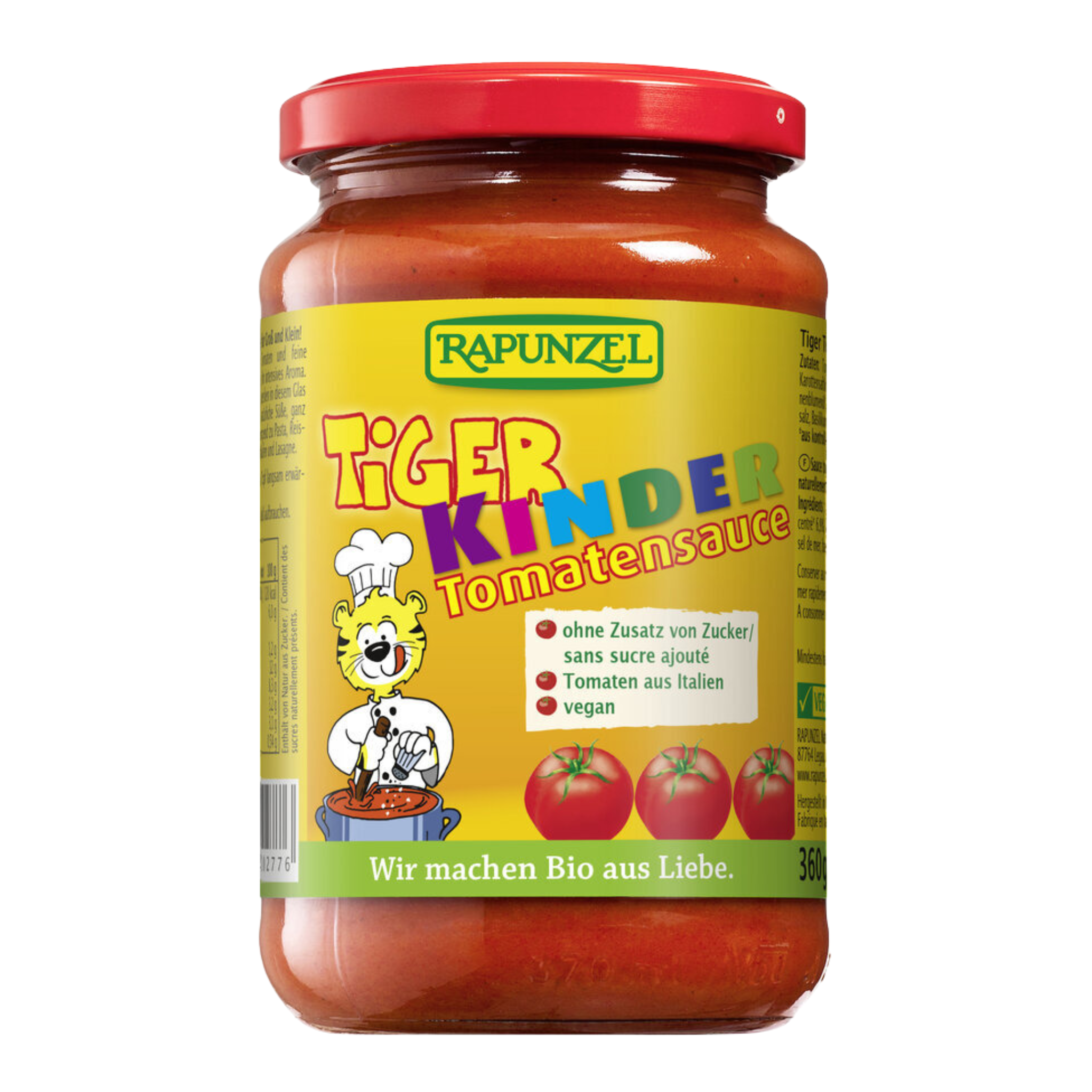Sauce tomate tigrée, 6x345ml