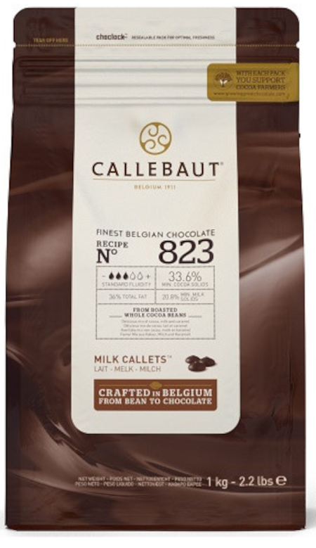 Barry Callebaut Vollmilch Kuvertüre - 1kg Barry Callebaut Vollmilch Kuvertüre - 1kg