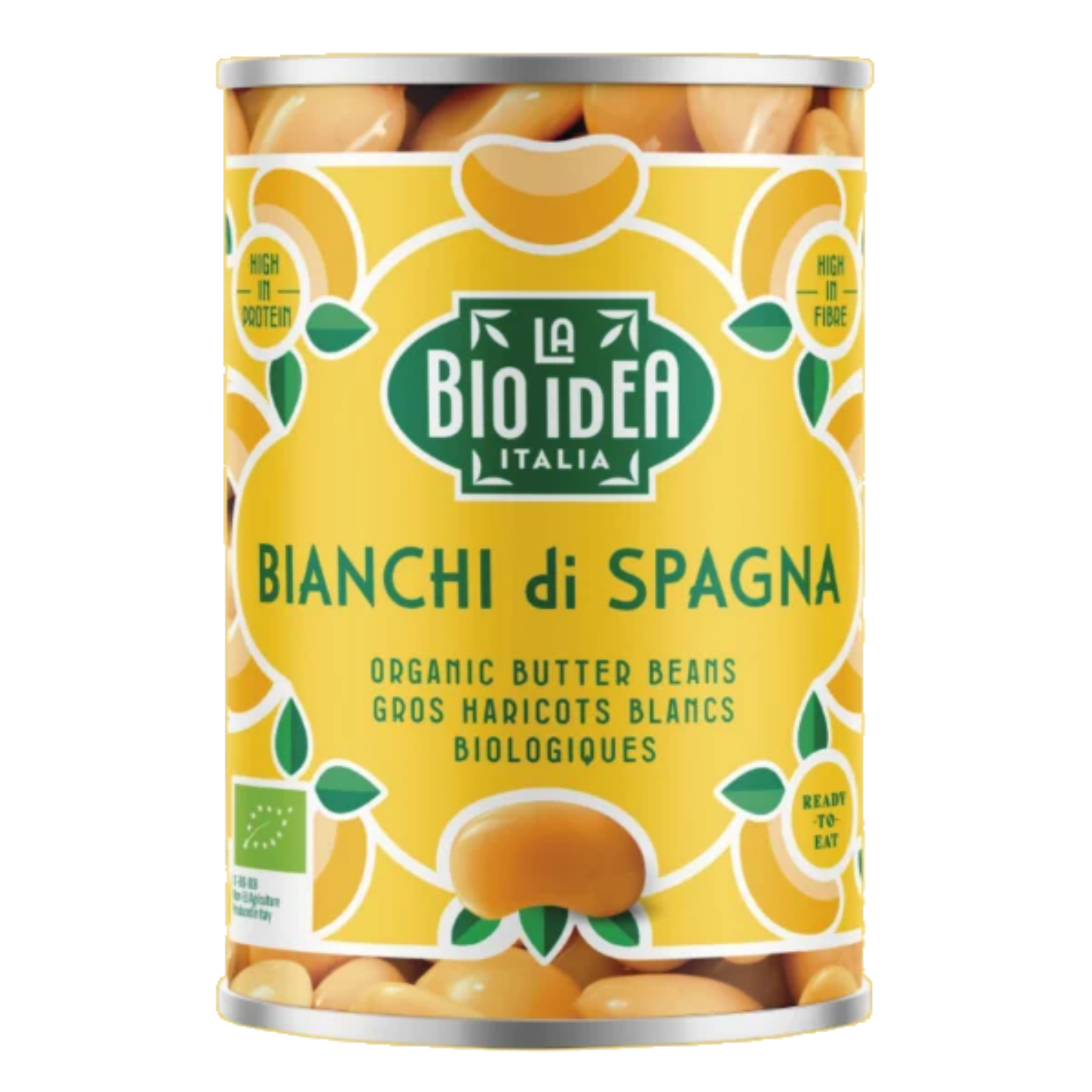 Haricots géants bio en conserve, 6x400g