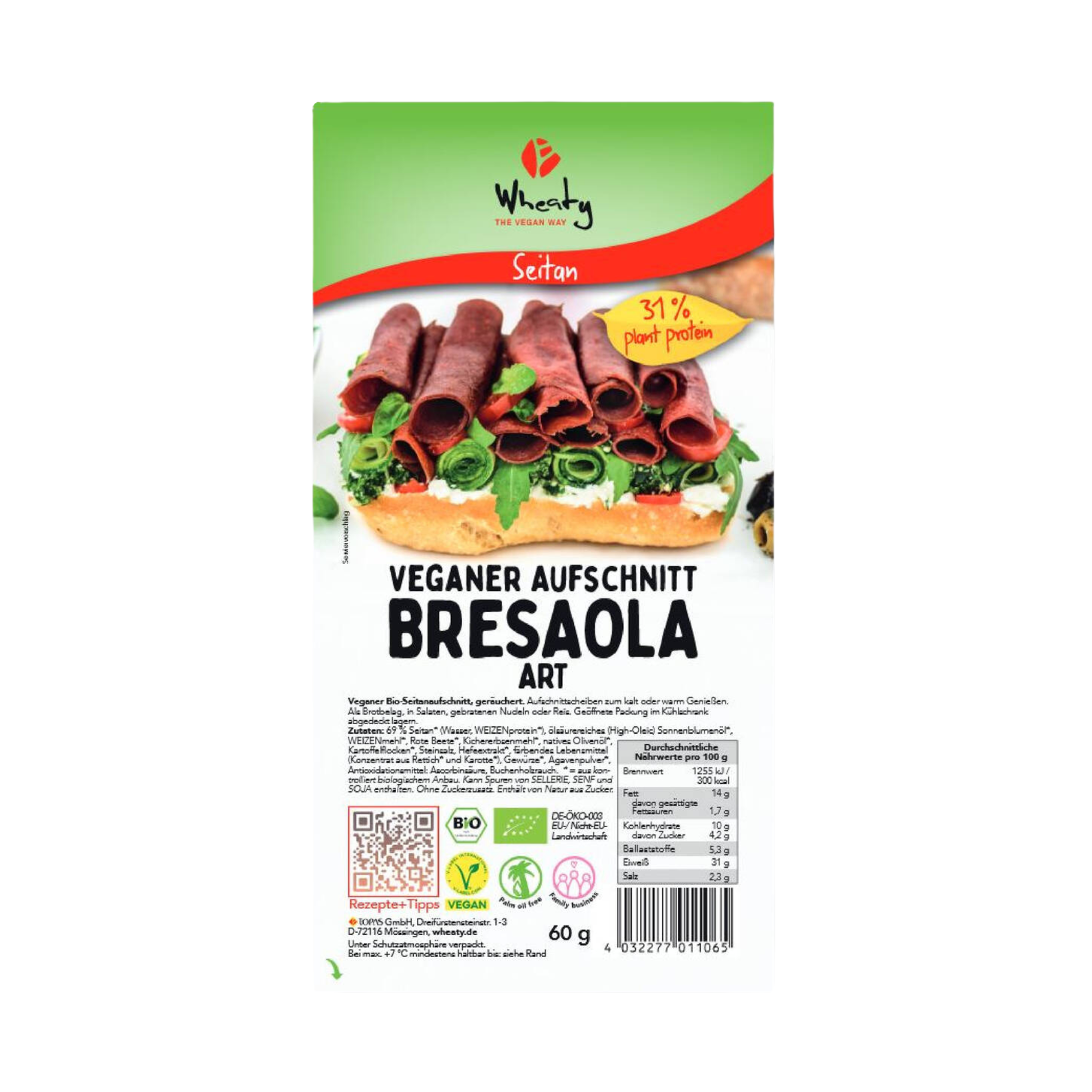 Wheaty Affettato vegano tipo Brescola