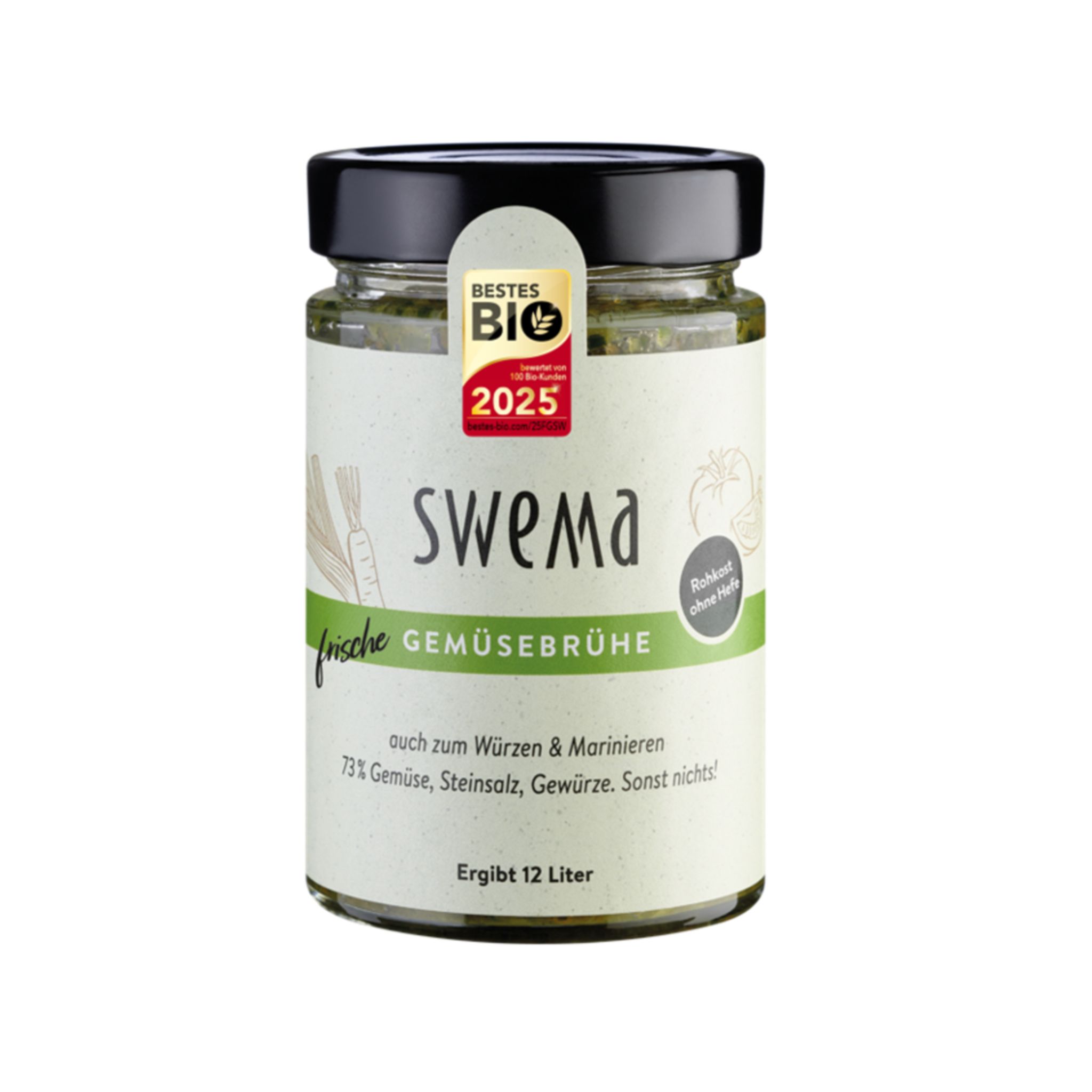  SweMa Brodo di verdure biologico fresco classico 320 g