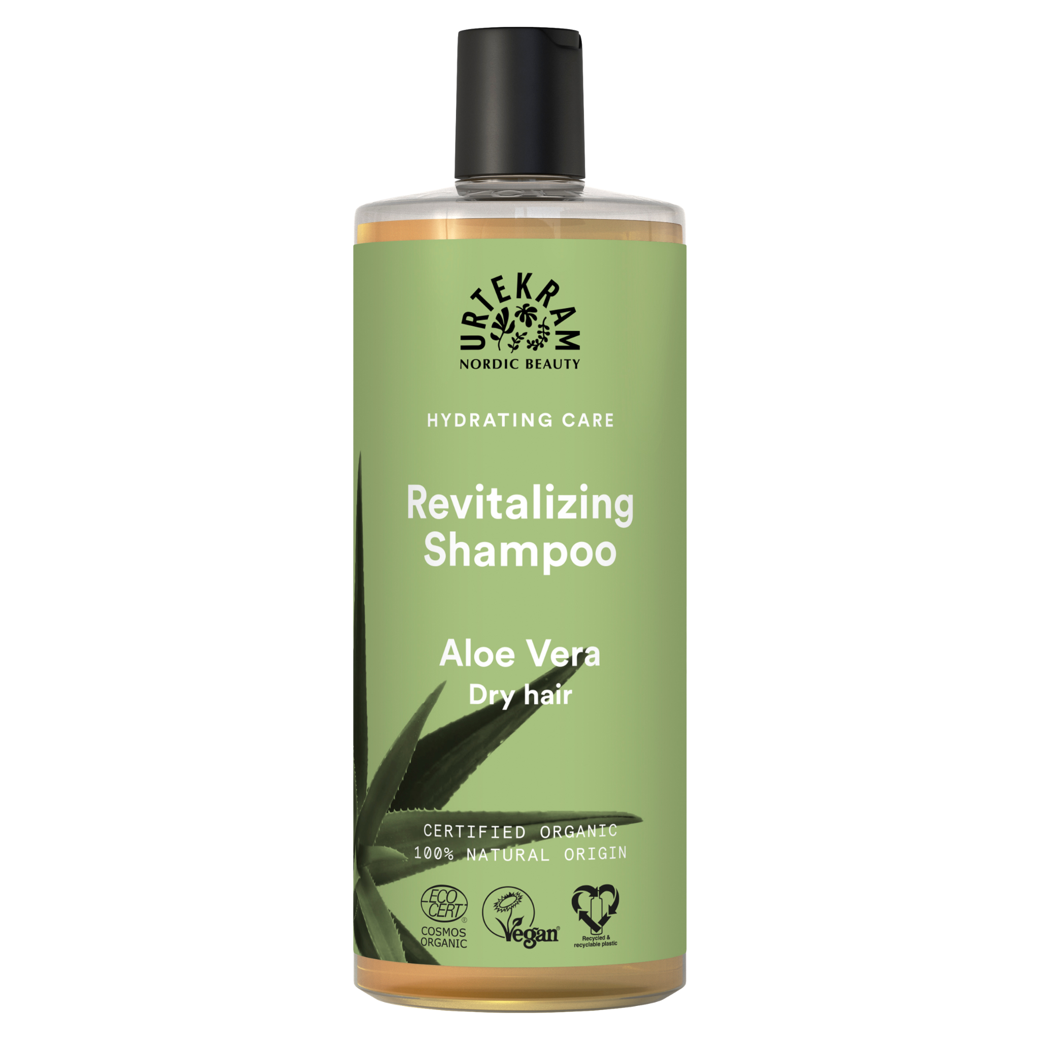 Shampoing revitalisant à l'aloe vera bio Urtekram pour cheveux secs 500 ml