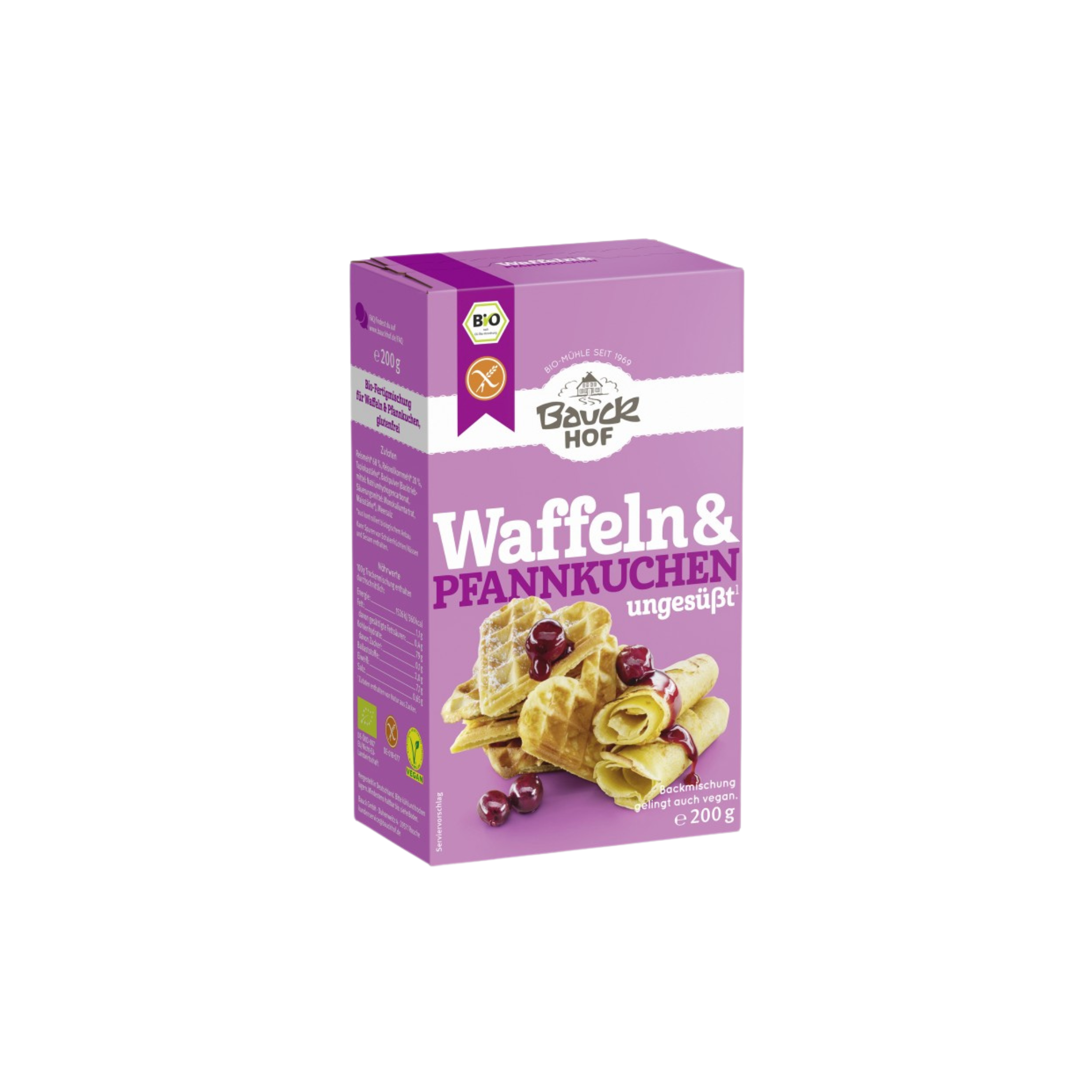 Gaufres et crêpes bio Bauckhof sans gluten 200 g
