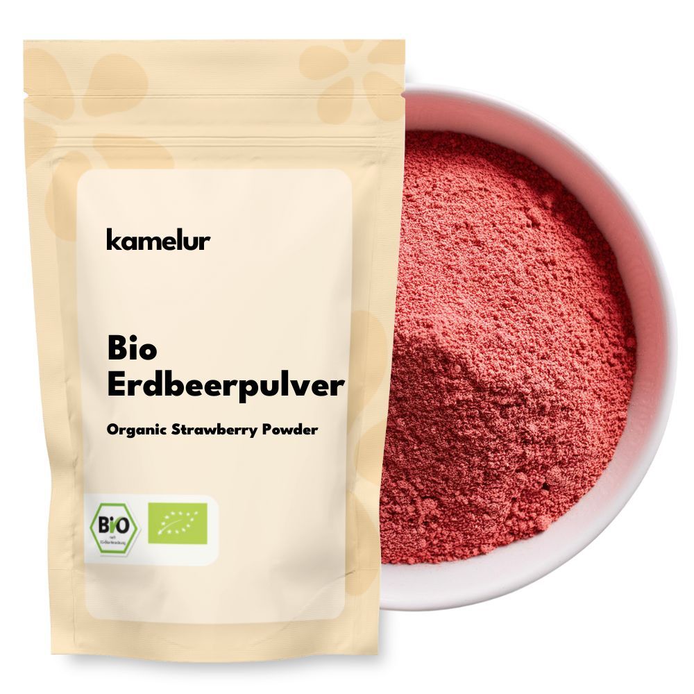Poudre de fraise bio 250g