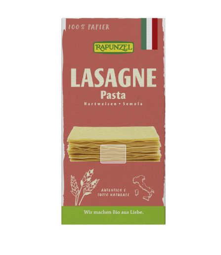 Bio Lasagne-Platten Semola 250g Bio Lasagne-Platten Semola 250g