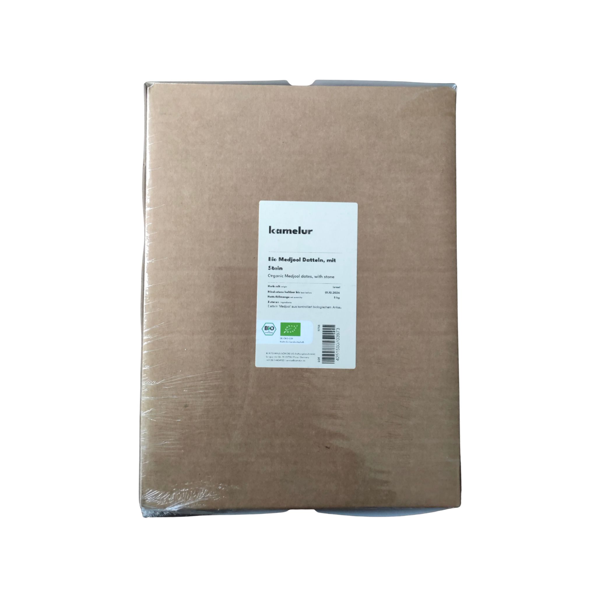 Dattes Medjool bio avec noyau 5 kg