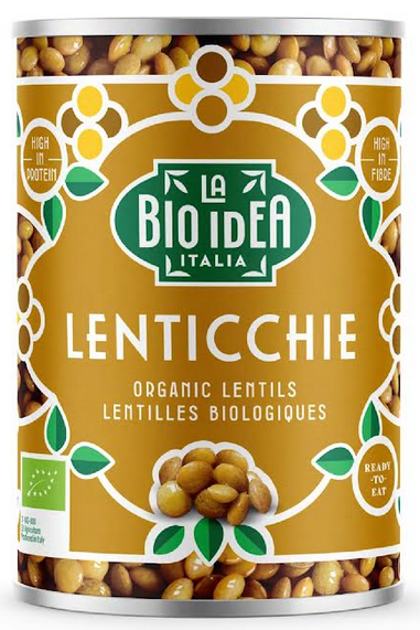 Lentilles bio en boîte, 400g Lentilles bio en boîte, 400g