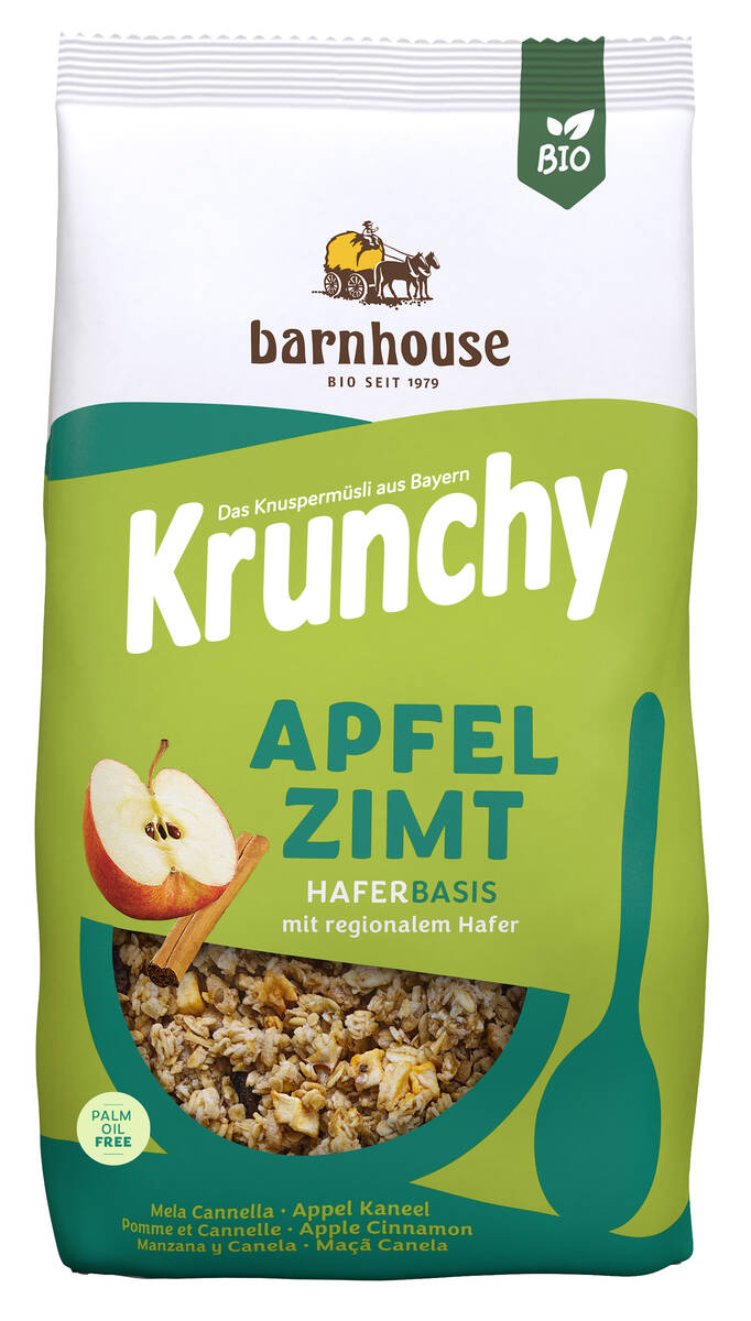 Barnhouse Krunchy Pomme Cannelle 750g