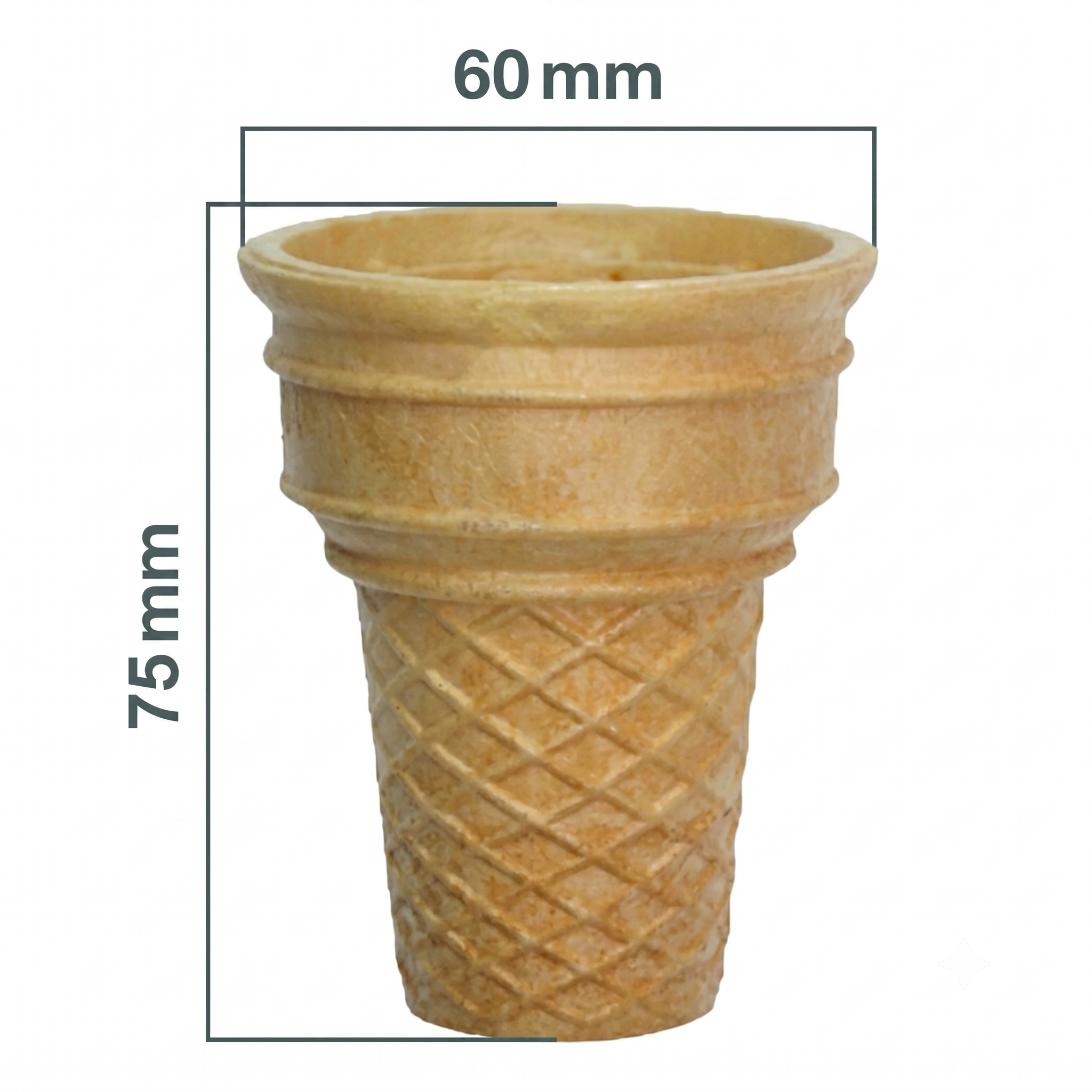 Eiswaffeln Kanadische Becher Nr.03 Klein 50 Stck