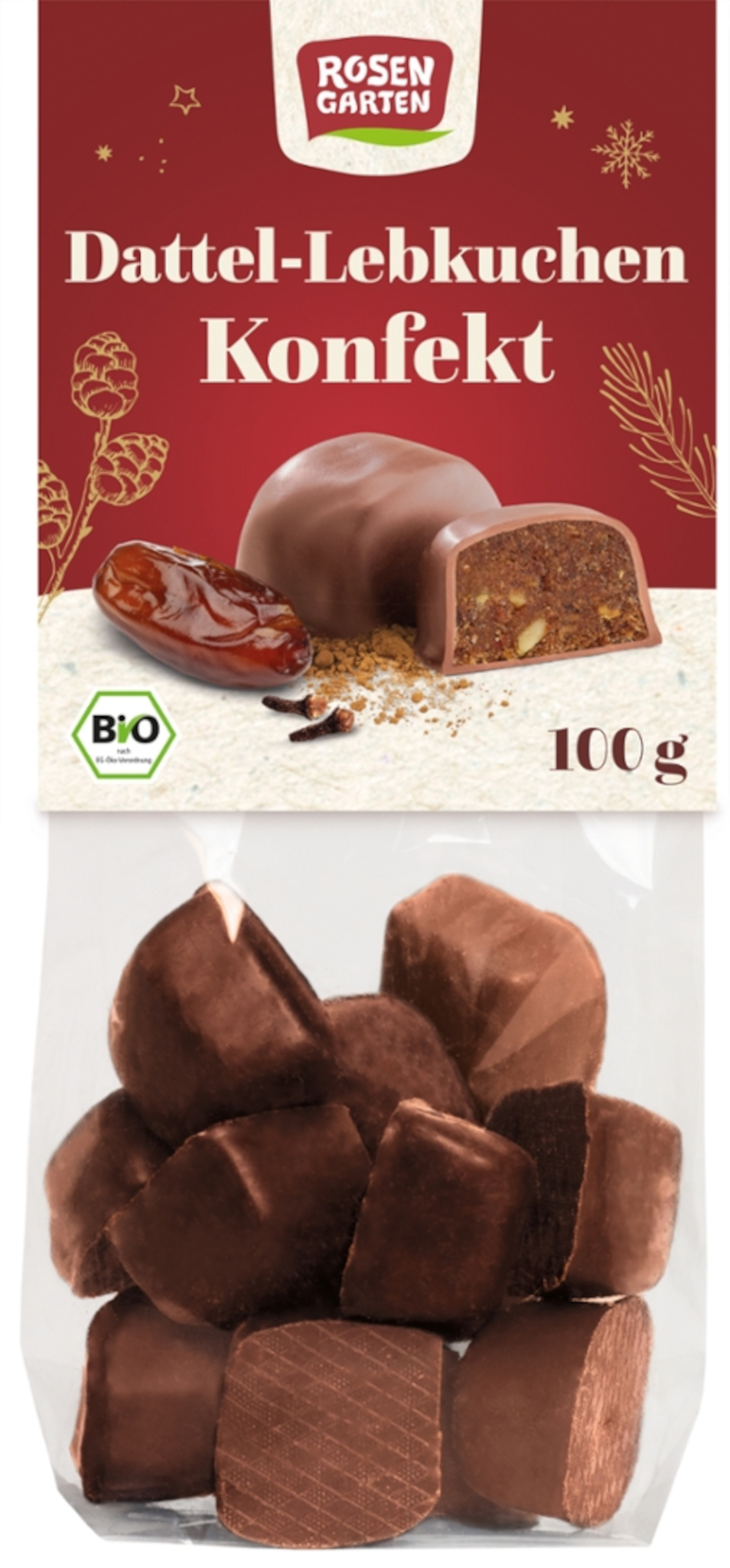 Rosengarten Dolcetti di Pan di Spezie ai Datteri Bio