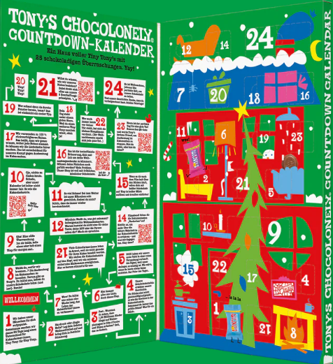 Calendrier de l'Avent Chocolonely de Tony 1 pièce
