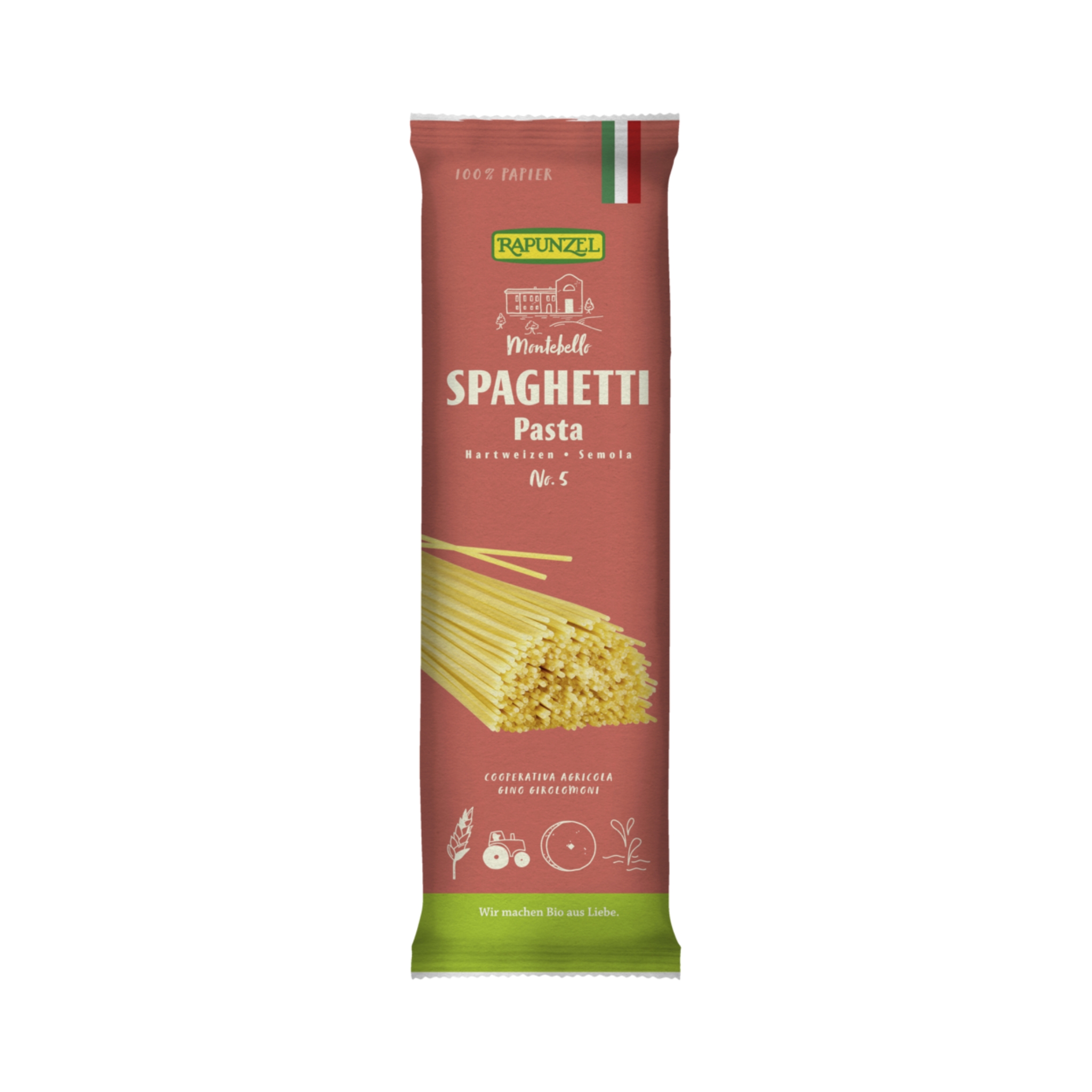 Raiponce Spaghetti Semola N°5, emballage de conservation 5kg