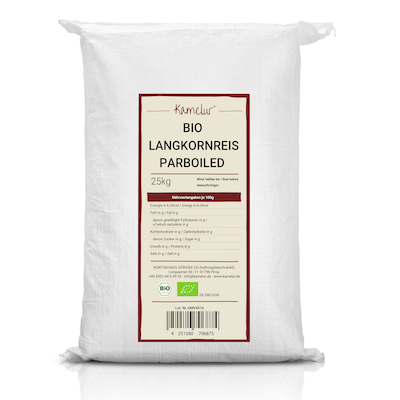 Riz long grain bio, étuvé