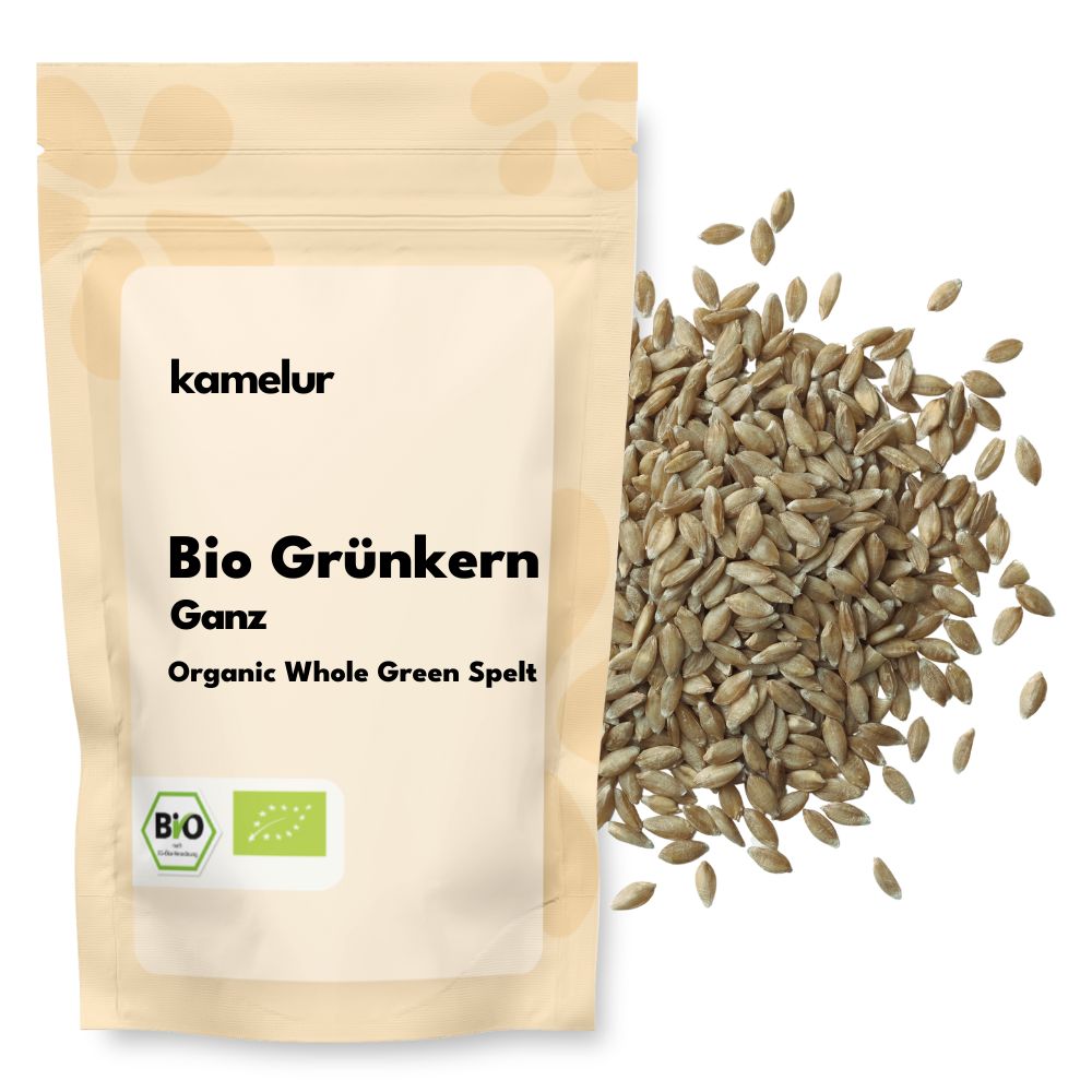 Épeautre vert bio, entier 1 kg