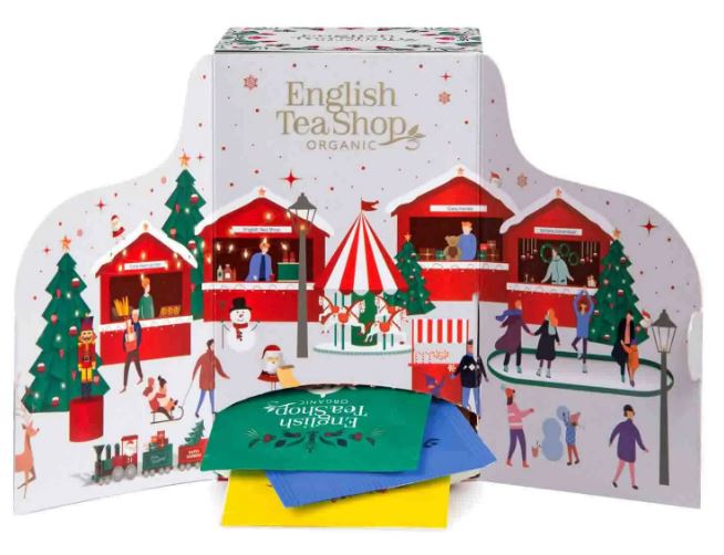 English Tea Shop Tee Adventskalender "Weihnachtsmarkt" 100g