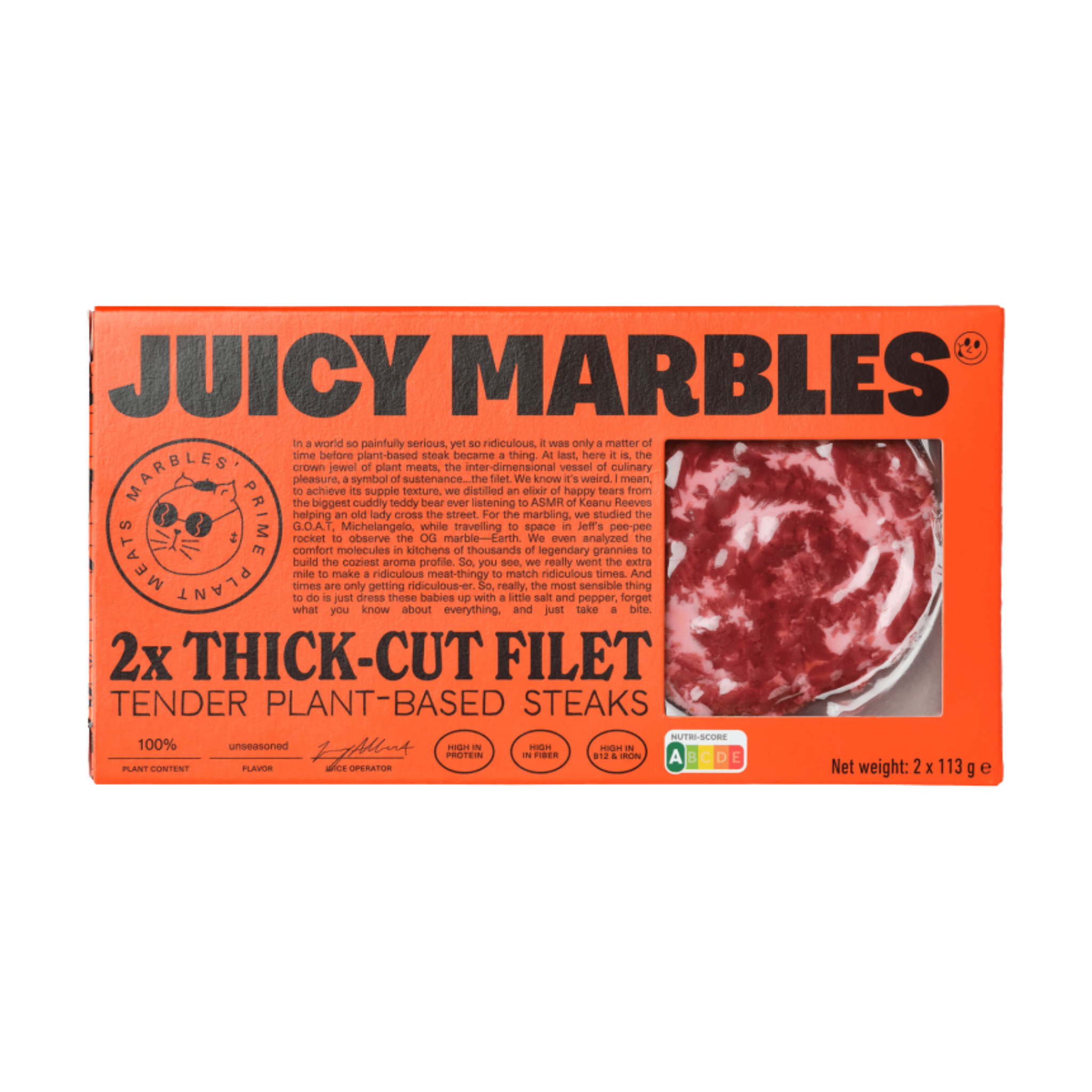 Juicy Marbles Filetto vegano a fette spesse