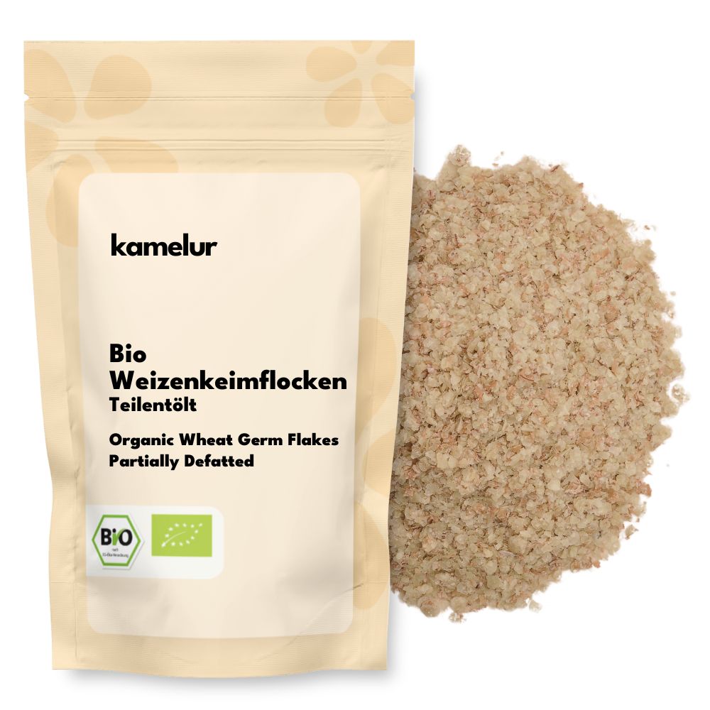 Bio Weizenkeimflocken teilentölt1kg