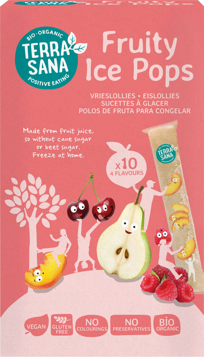 Bio Wassereis Eislollies Frucht