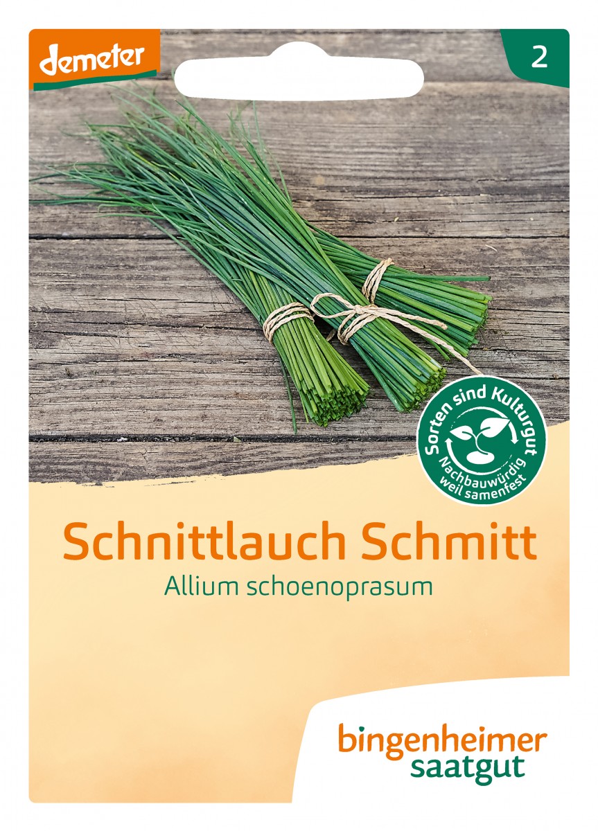 Bingenheimer Saatgut Schnittlauch mittelgrobröhrig
