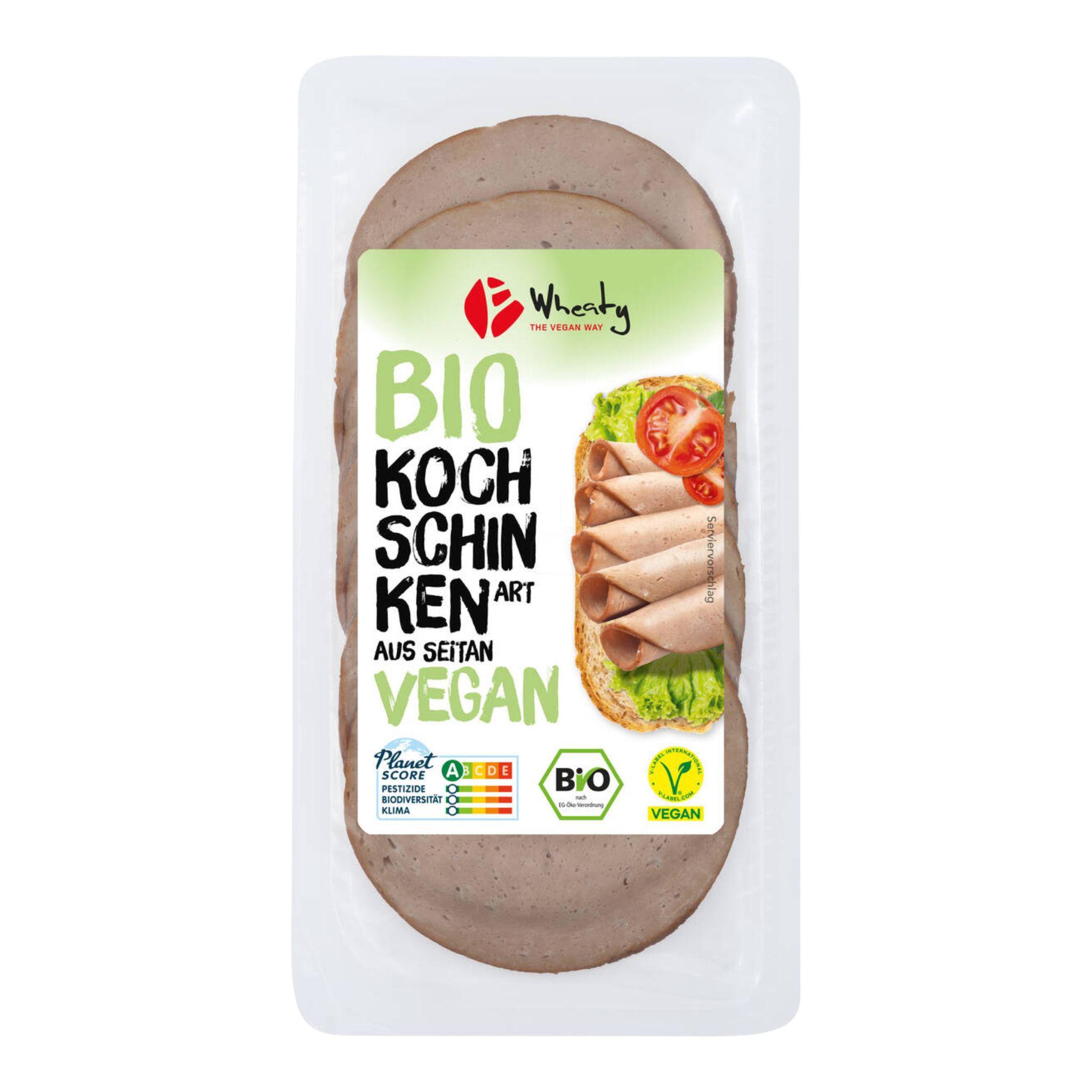 Wheaty Affettato vegano bio tipo Prosciutto cotto -