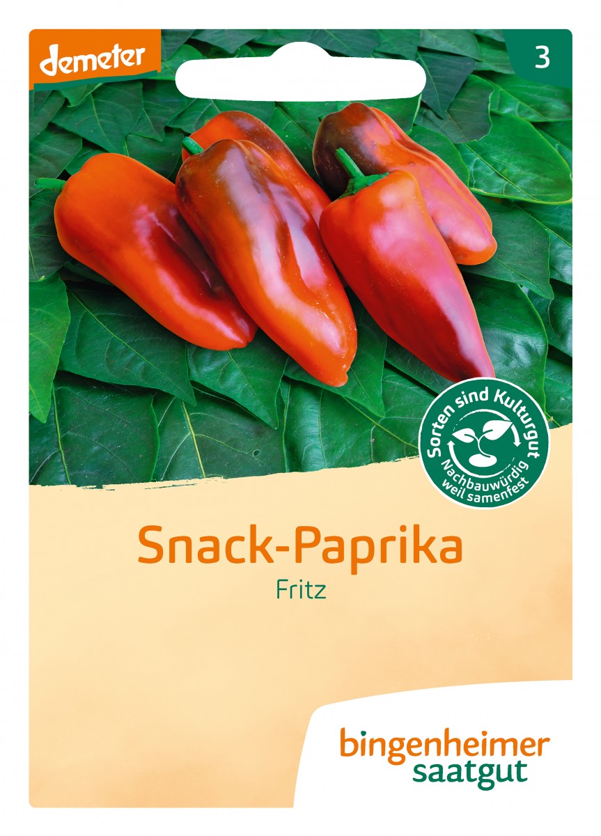 Bingenheimer Saatgut Snackpaprika Fritz Bingenheimer Saatgut Snackpaprika Fritz