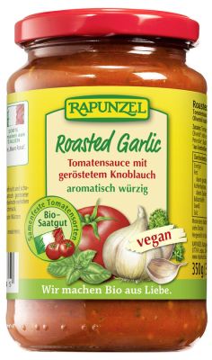 Tomatensauce Roasted Garlic, 330ml von Rapunzel bei Kamelur