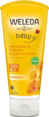 WELEDA Calendula Waschlotion&Shampoo - reinigt zarte Babyhaut schonend
