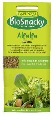 Keimsaat: Alfalfa Luzerne von Rapunzel, 40g