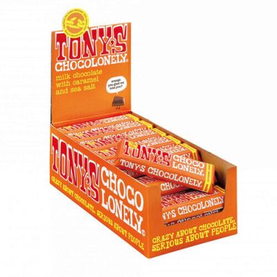 Tony's Chocolonely Vollmilchschokolade 32% Riegel 35 Stück á 47g im Karton