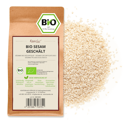 Bio Sesam Samen geschält, ohne Zusätze