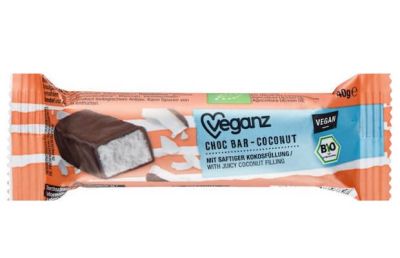 Bio Veganz Choc Bar Coconut, 40g online bei Kamelur kaufen